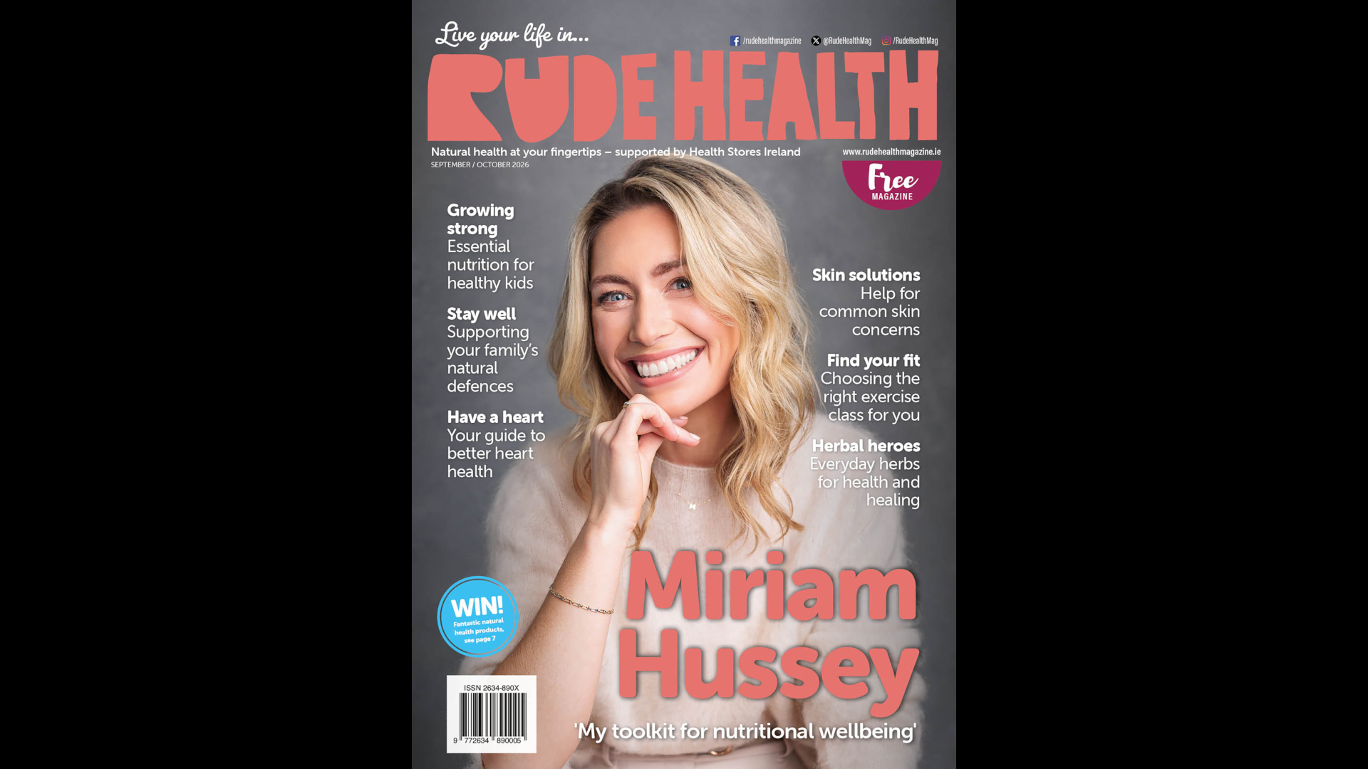 Miriam Hussey Rude Health Cover pic